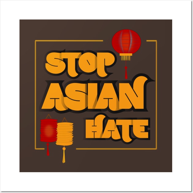 Stop Asian Hate Wall Art by FlyingWhale369